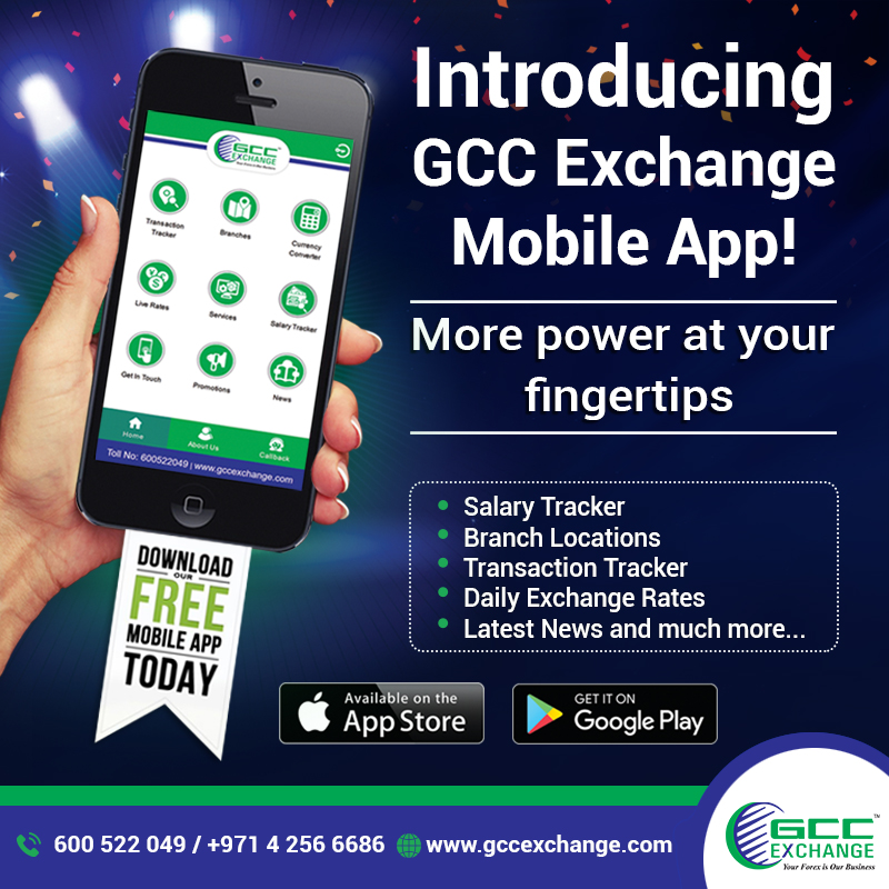 GCC Exchange redefines customer interaction with its newly launched Mobile App!