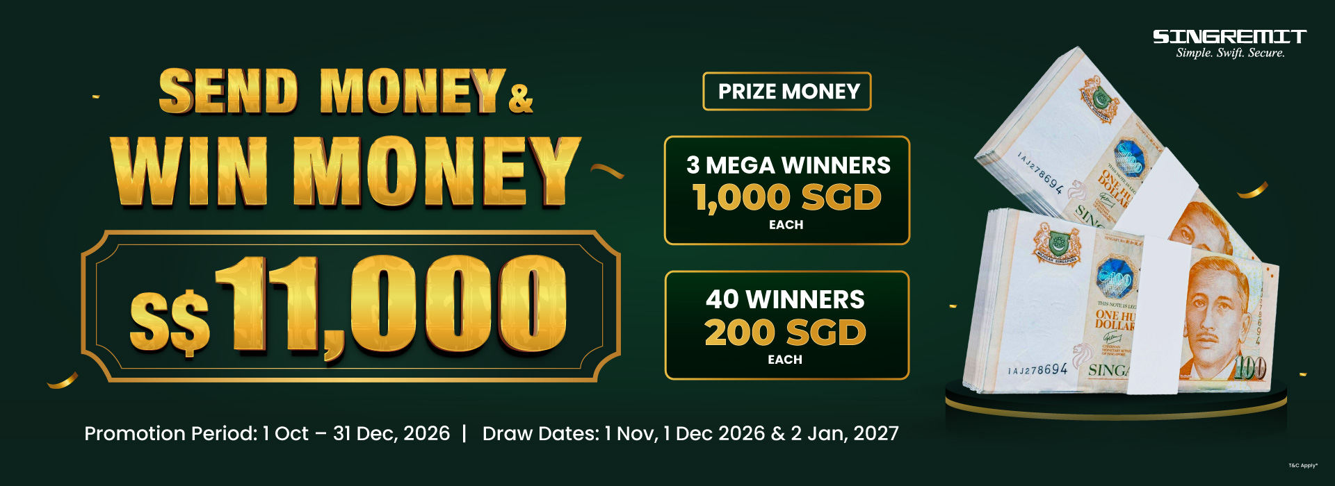 Send and Win Promotion